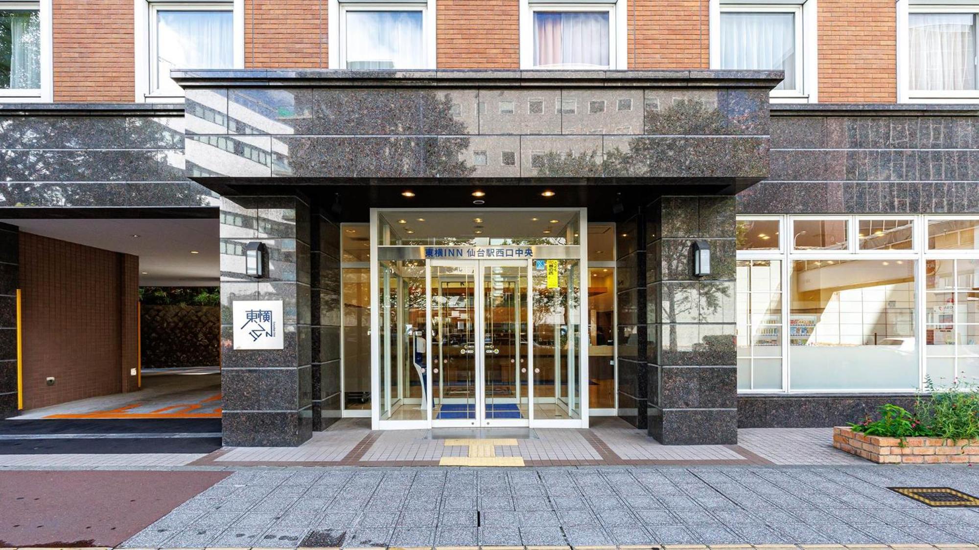 Toyoko Inn Sendai Eki Nishi Guchi Chuo Exteriör bild